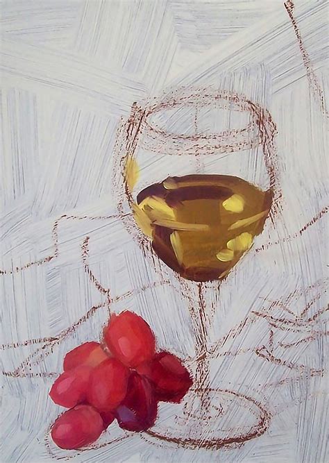 How To Paint A Wine Glass Or Any Clear Glass Using Oil Paint