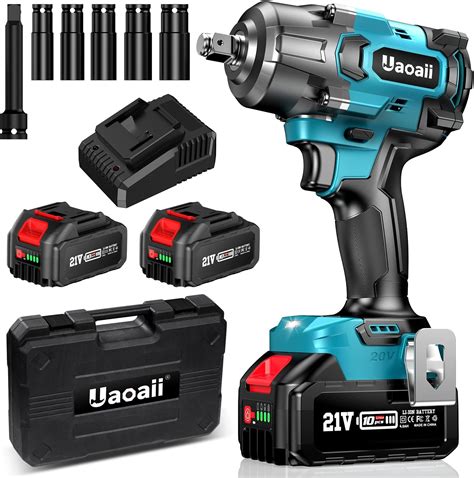 Seesii 1000Nm 738ft Lbs Cordless Impact Wrench High Torque 1 2