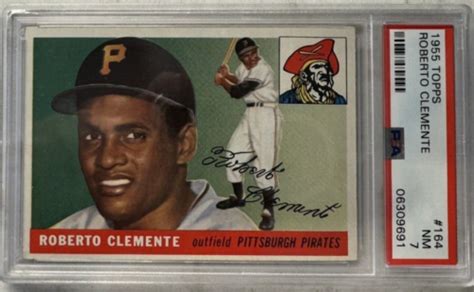 Topps Roberto Clemente Pirates Rookie Rc Hof Psa Ebay