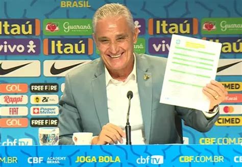 Tite apresenta os 26 convocados da Seleção Brasileira para a Copa do