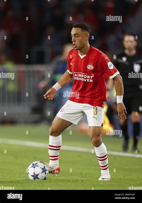 Eindhoven Sergino Dest Of Psv Eindhoven During The Uefa Champions