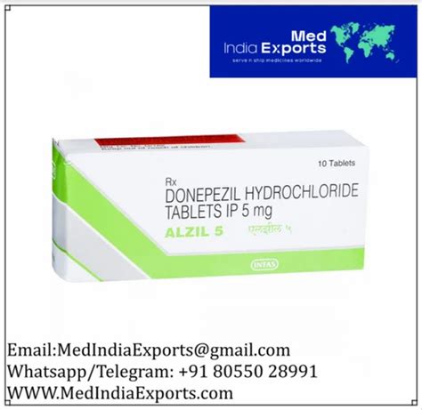 Donepezil Hydrochloride Tablets at Rs 120/stripe | Donepezil Tablet in ...