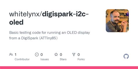 GitHub - whitelynx/digispark-i2c-oled: Basic testing code for running an OLED display from a ...