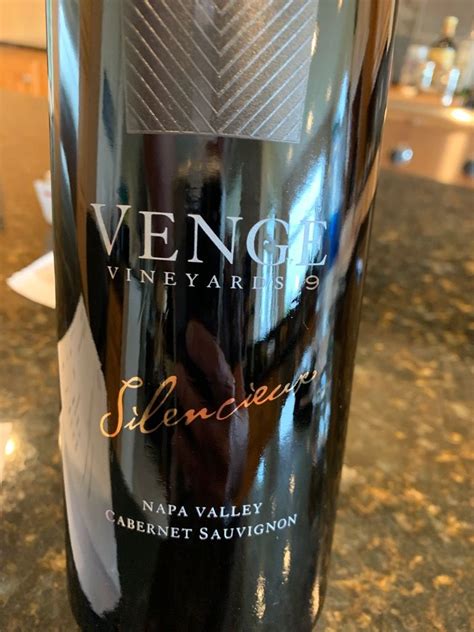 2019 Venge Vineyards Cabernet Sauvignon Silencieux Usa California Napa Valley Cellartracker