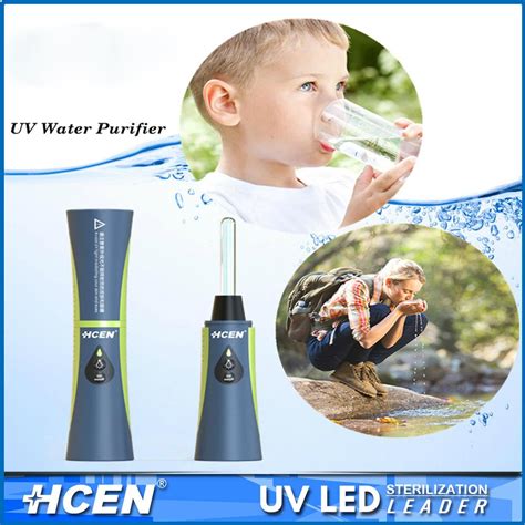 led uv water sterilization portable handheld uv water purifier - HC ...