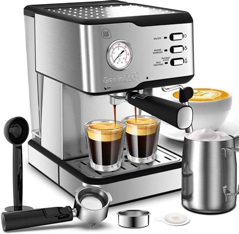 Geek Chef Espresso Machine Bar Cappuccino Latte Maker Coffee