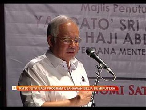 Kerajaan Peruntuk RM10 Juta Bagi Program Usahawan Belia Video Dailymotion