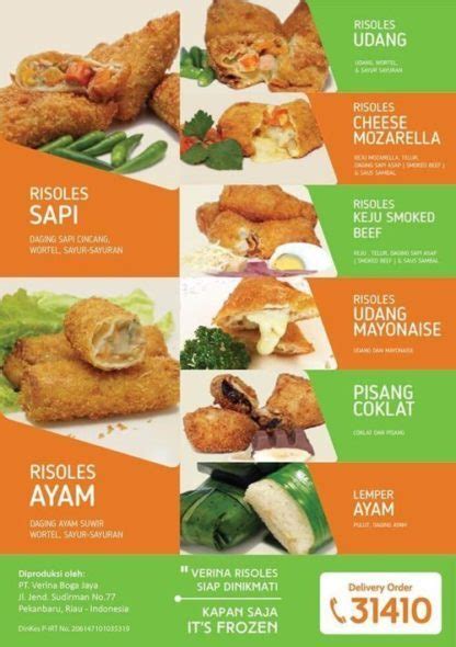 Contoh Brosur Makanan