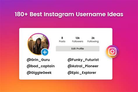 Best Instagram Username Ideas For Inspiration Fotor