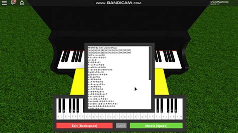 How To Play Roblox Piano John Legend All Of Me Full Youtube