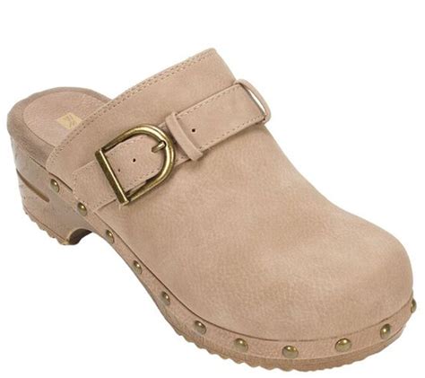 White Mountain Open Back Clogs - Benita — QVC.com