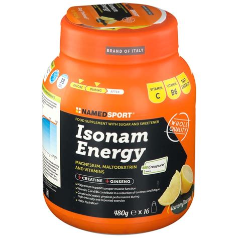 NAMEDSPORT Isonam Energy Lemon 480 G Redcare Pharmacie