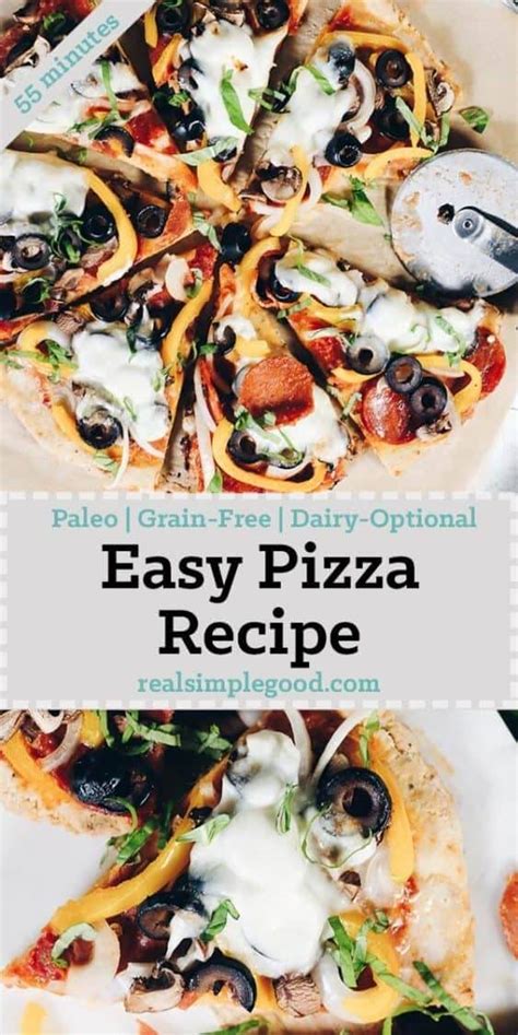 Paleo Pizza Recipe Gf Grain Free Dairy Optional Real Simple Good