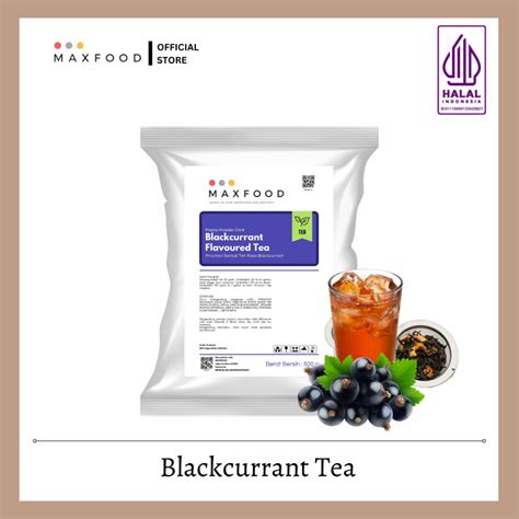 Jual Maxfood Blackcurrant Tea Bubuk Minuman Rasa Teh Blackcurrant