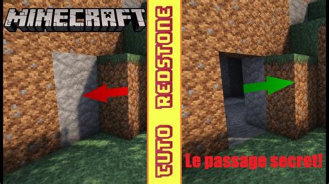 [tuto] Redstone Minecraft Java Comment Créer Un Passage Secret 1 16 1 21 Youtube