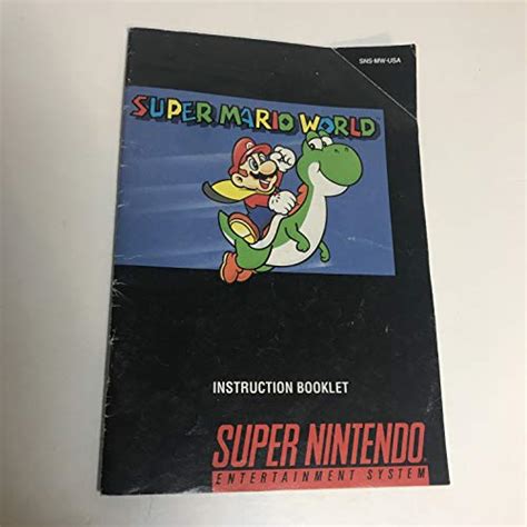 I Tested The Super Mario World Manual A Comprehensive Guide To