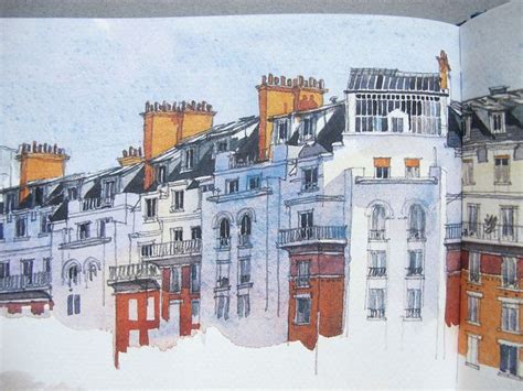 Paris Sketchbook Художник Fabrice Moireau Urban sketching Paris