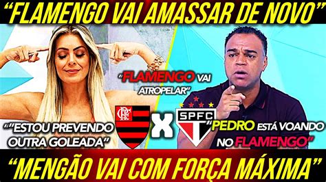 Renata Fan E Denilson Ficam Assustados Com O Flamengo MengÃo Vai Pra Cima Flamengo X SÃo