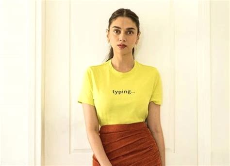 Aditi Rao Hydari Shows How To Colour Block With Basic T Shirt And