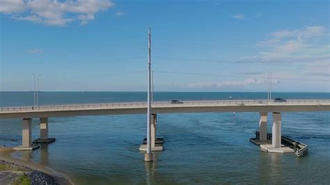 Lesner Bridge Slide Drone Boat Beach Youtube