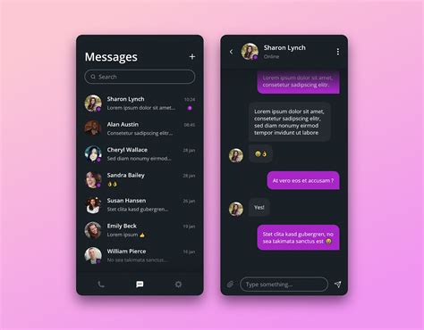 Daily Ui 013 Direct Messaging On Behance