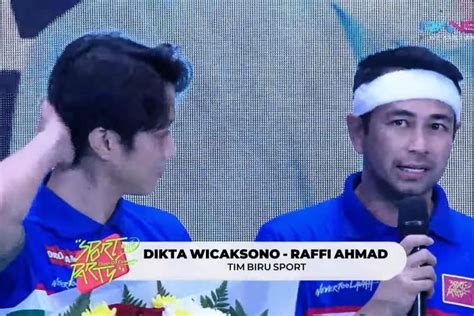 Raffi Ahmad Dikta Kalahkan Dion Wiyoko Tanta Di Ganda Putra Tenis