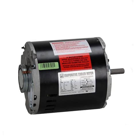 Dial Speed Hp Evaporative Cooler Motor The Home Depot