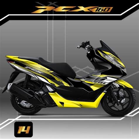 Decal New Pcx 160 Stiker Full Body Striping Variasi Motor Honda Pcx