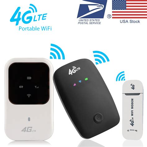 4g Lte Mobile Broadband Wireless Router Hotspot Portable Wifi Modem Sim Unlocked Ebay