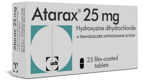 Atarax Hydroxyzine Dihydrochloride Tablet 25 Film Coated Tablets Prescription At Rs 1900 Box