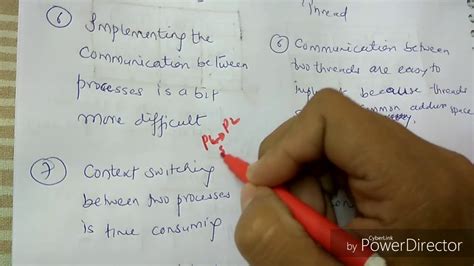 Difference Between Process And Thread Lecture45os Youtube