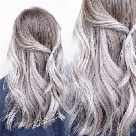 Ombre Platinum Blonde Hair