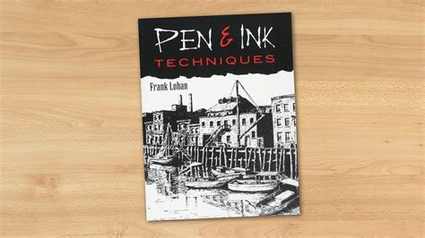 Pen And Ink Techniques By Frank Lohan Book Flip Youtube