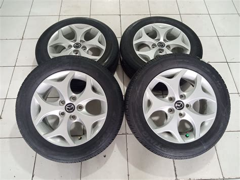 Jual Velg Bekas Oem Mazda Biante Ring 16 Pcd 5x114 3 Plus Ban