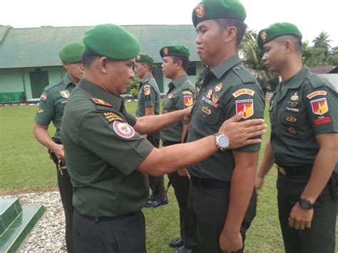 Dandim 1307 Poso Letkol Inf Hasroel Tamin Pimpin Upacara Korps Raport