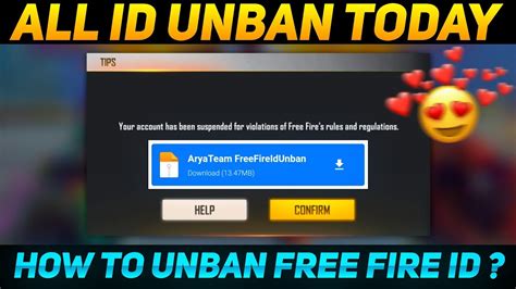 Suspended Account Recovery In Minute How To Unban Free Fire