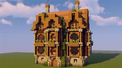 Minecraft Big House Ideas Step By Step Minecraft Land