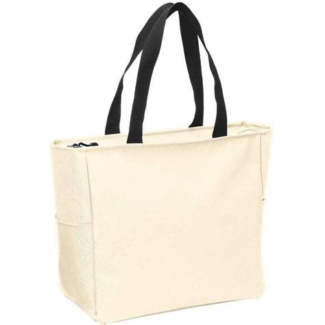 Canvas Tote Bags With Zipper Wholesale Zip Top Tote Bags Bagzdepot™