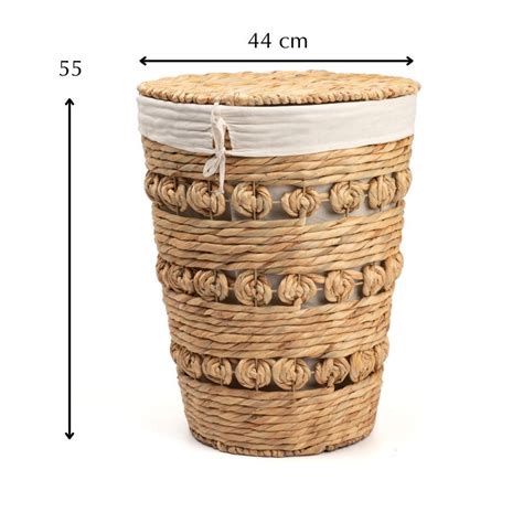 Buy Wholesale Vietnam Oem Odm Water Hyacinth Laundry Hamper Basket With