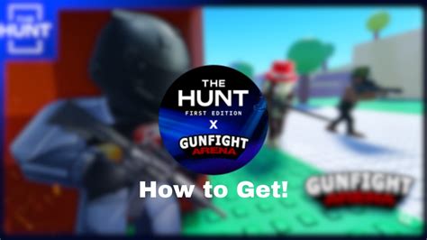 How To Get The The Hunt Badge In Gunfight Arena Roblox The Hunt Youtube