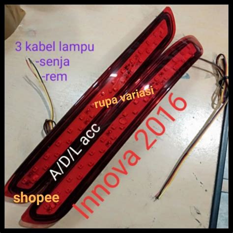 Jual Lampu Reflektor Bumper Belakang Inova Innova Reborn Ribon