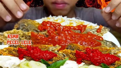 ASMR PECEL LELE LALAPAN SAMBAL TOMAT ASMR INDONESIA YouTube