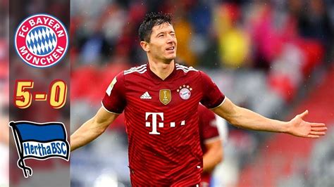 Bayern Munich Vs Hertha Berlin 5 0 Extended Highlights And All Goals 28