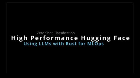 Rust For MLOps Classifying Millions Of Songs With Hugging Face YouTube