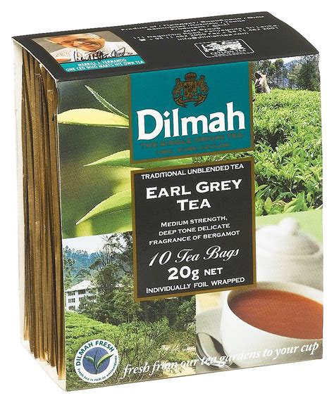 Dilmah Earl Grey Tea 10 Count Individual Foil Enveloped