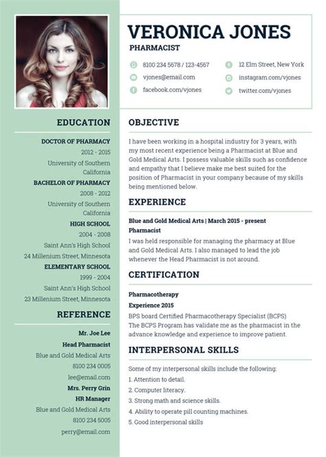 Photo Curriculum Vitae Laboite Cv Fr