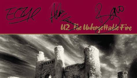 U2 The Unforgettable Fire Album Cover