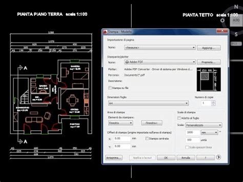 Semplice Metodo Per Impostare La Scala Di Stampa In Autocad Youtube