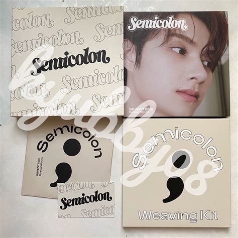 Jual Seventeen Semicolon Album Only Jun Cover Photocard SVT PC Shopee