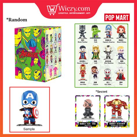 Pop Mart Marvel Avengers Classic Series Blind Box Random Shopee